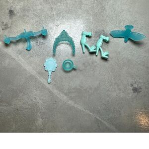 2003 Mattel Barbie Swan Lake Musical Castle Replacement Parts- 6 accessories